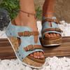 Fashion Women's Platform Sandals Fashion Wedges Sandals Summer New Casual Slippers Women Open Toe Beach Shoes for Women Zapatos De Mujer