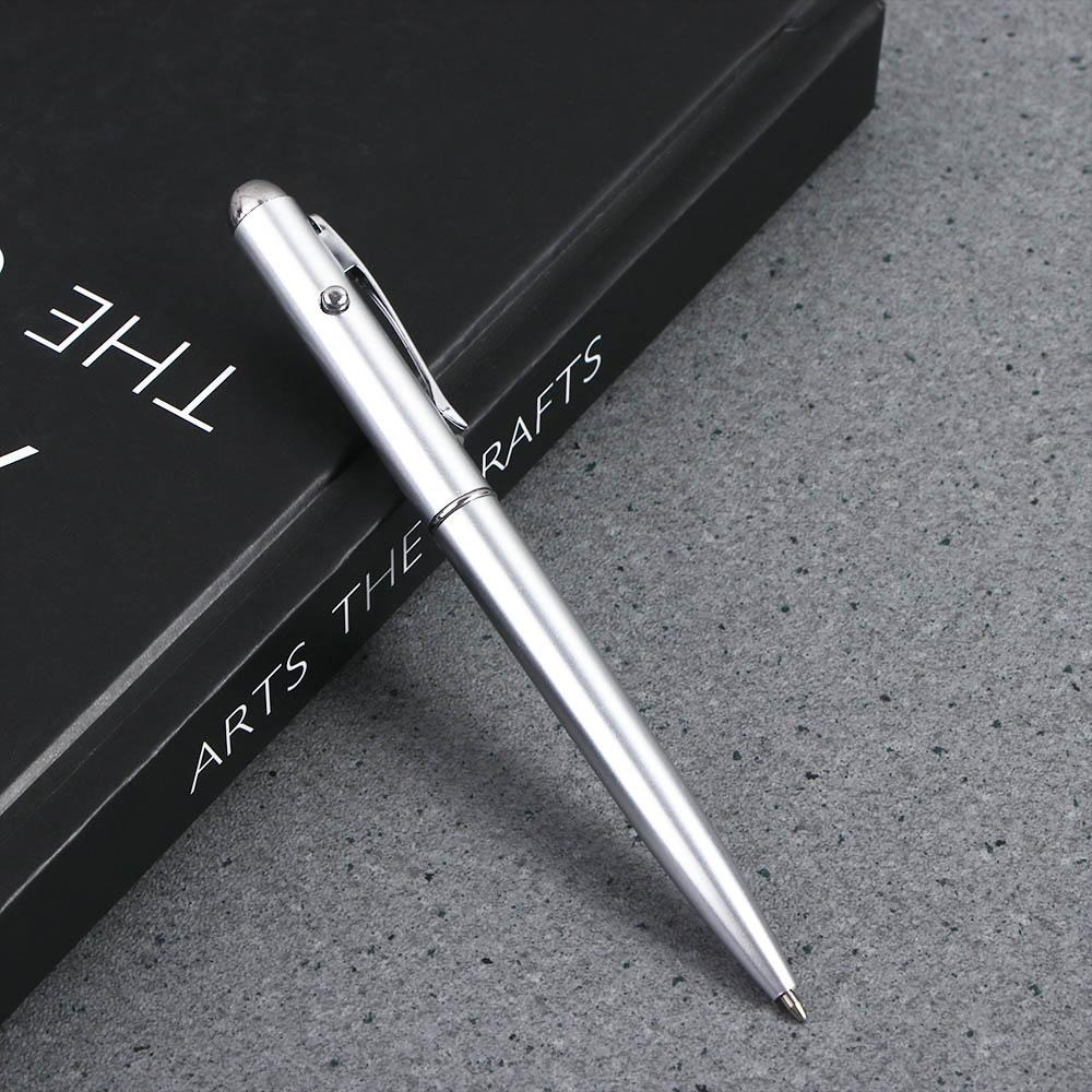 Writing Silver Drawing Magic Ballpoint Pens Magic Secret Pen UV Light Pen Invisible Ink Pen