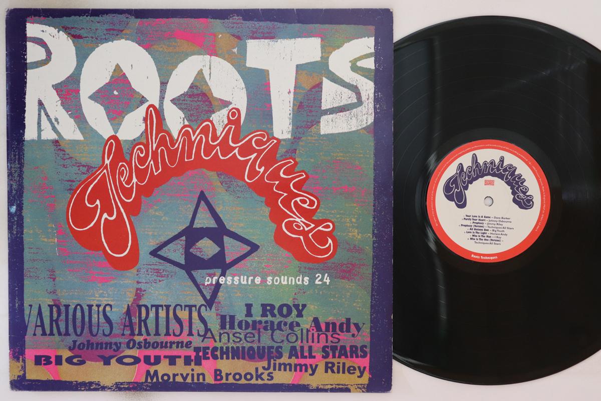 

LP Record VARIOUS - Roots Techniques PSLP24 Pressure Sounds 1999 UK Reggae, Ska & Dub Used