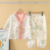 Children's Pajamas Home Clothes Summer Baby Set Underwear Cardigan Thin Casual Air-conditioned Clothing