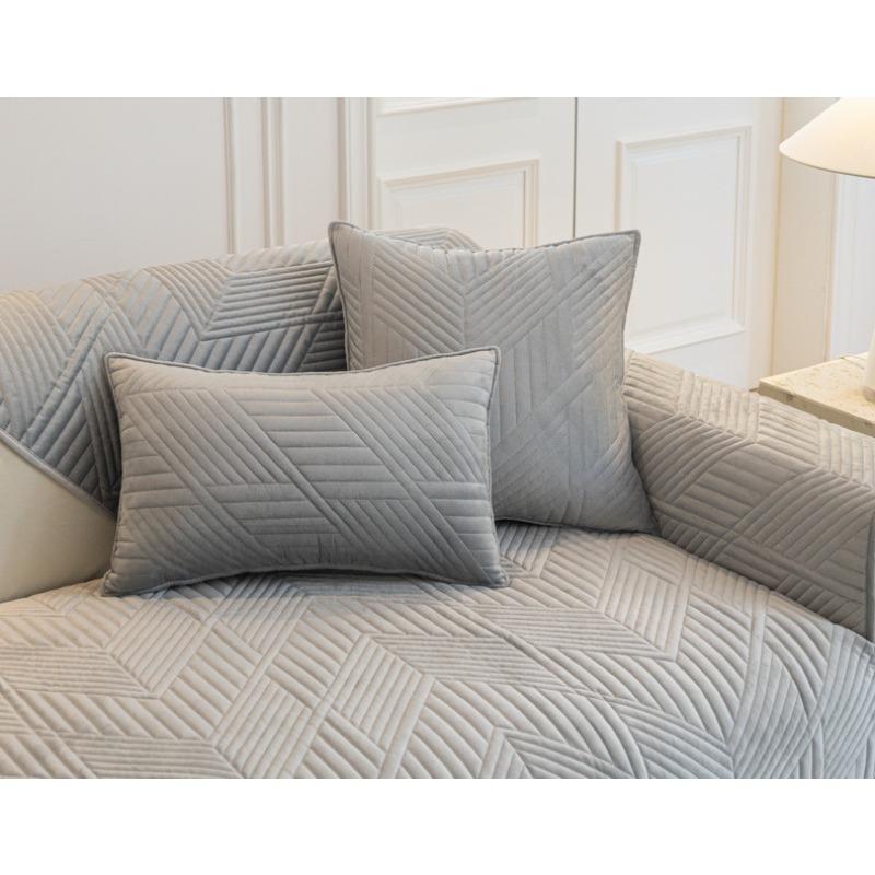 Зимняя плюшевая подушка для дивана — фото 7