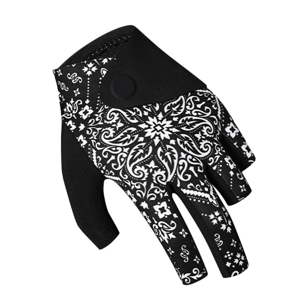 Non Slip Half Fingers Glove Elastic Billiard Training Gloves Billiards Glove  Fitness Accessories