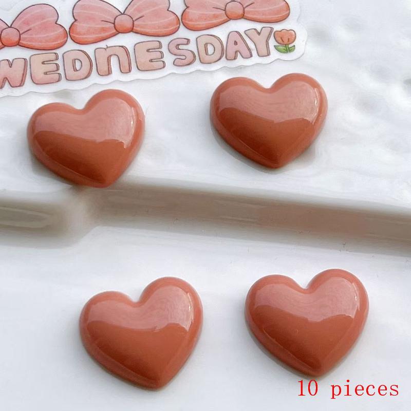10Pcs Decorative Magnets Heart-Shaped Plastic Refrigerator Magnets For Kitchen Office Whiteboard Storage Cabinet & Dishwasher