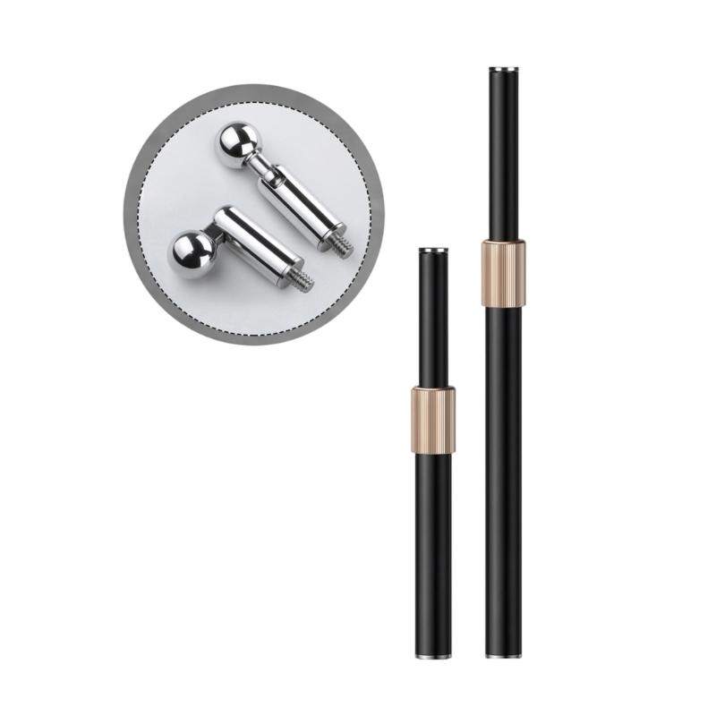 27cm/45cm Telescoping Iron Camera Mounting Rod 90 Degree Rotatable Ball Head For Photography Live Streaming Accessories