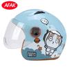 Certified Kids Motorcycle Helmet Electric Scooters ABS Half Safe Lightweight Cartoon Design