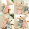 Xinlai Direct Sale Ins Dressing Couple Plush Toy Cute Belly Mouse Doll Girly Mouse Doll