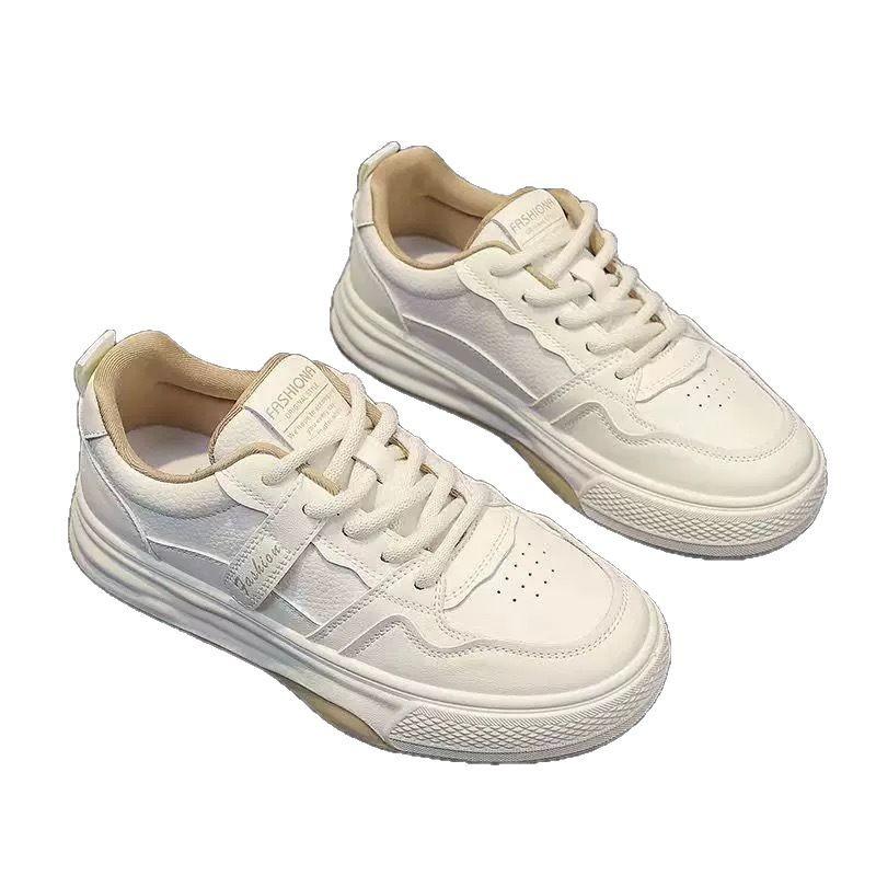 Little white shoes women's spring and autumn versatile women's shoes sports casual thick baseplate shoes round head fashion shoes