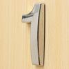 0-9 Polished Modern House Door Plaque Address Number Digit Plate Sign Christmas Decorations