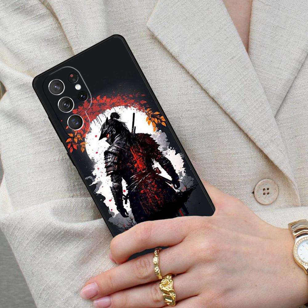 Japan Samurai Ninja Ronin Cell Phone Case for Samsung Galaxy S26 Ultra S25 S24 S23 S22 S21 S20 Note10 Cover