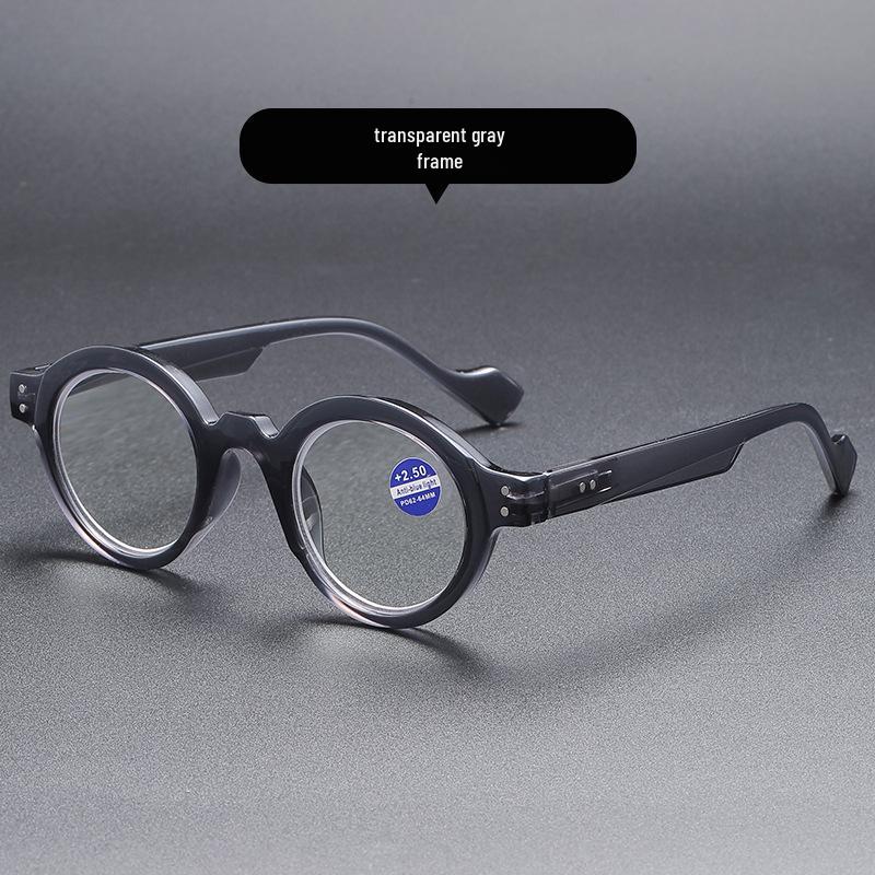 

Unisex Blue Light Blocking Reading Glasses with Spring Hinges: Japanese-Style, HD Lenses, Ideal for Elders +400