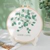 Nordic DIY Embroidery Kit: Beginner's Fresh Floral Fabric Art Set