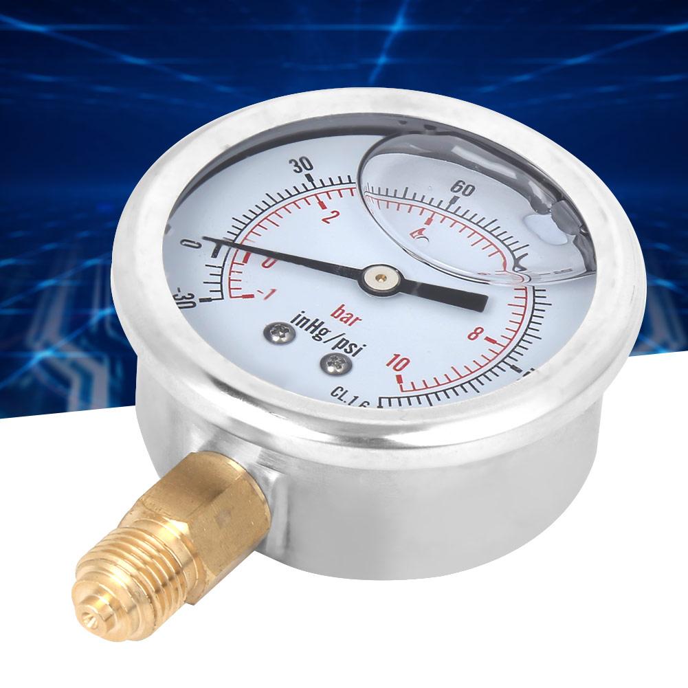 TS PGGZ60410bar 14BSP Y60 Radial Oil Filled Vacuum Pressure Gauge Manometer