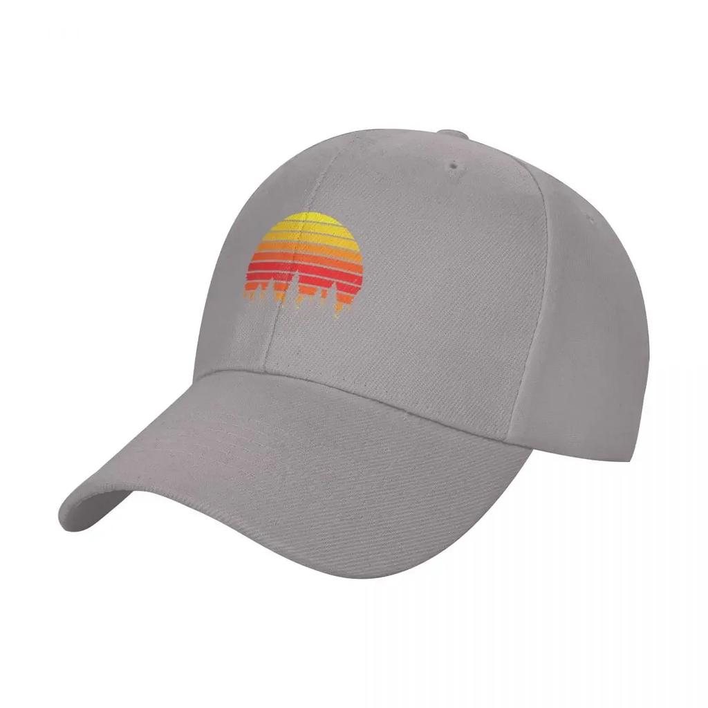 Retro Sunset Forest Baseball Cap Rave Beach fishing caps man Hood For Women 2025 Mens