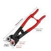 8 Inch Double Roller Tile Pliers Aluminium alloy Handle bonded plastic Mosaic Cutting Plier DIY Mosaic Tile Cutting Tool