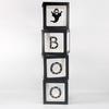 4 Pcs Halloween Balloon Box Transparent Boo Ghost Balloon Box for Halloween Baby Shower Gender Reveal Birthday Party Decor