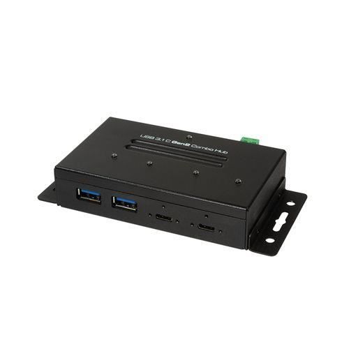 Hub USB 3.1 Gen 2 - Logilink - UA0316 - 4 Ports - Métal - Protection Surcharge