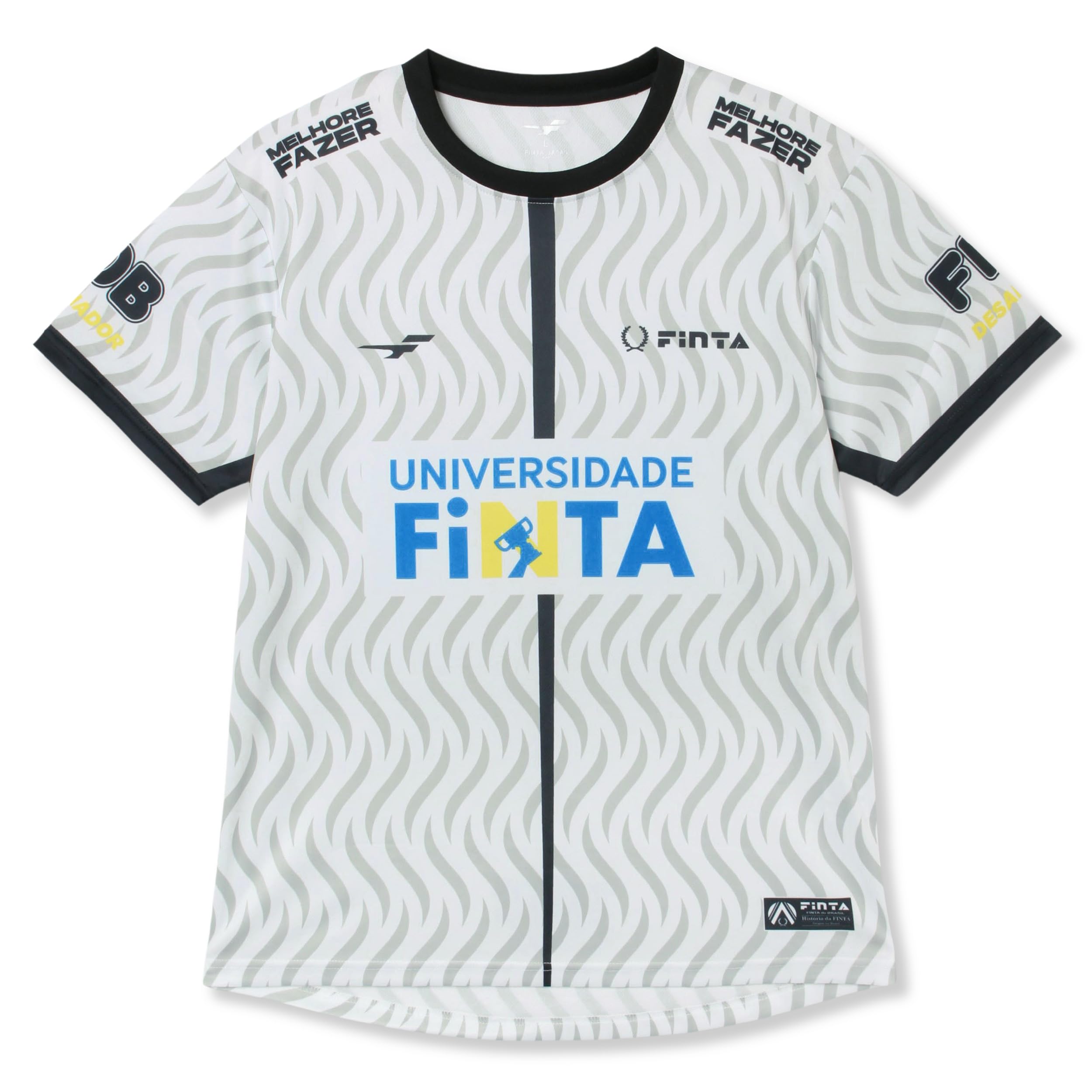 

FINTA Мужская футбольная тренировочная футболка с коротким рукавом FTE0029 (0100) Белый, Размер L