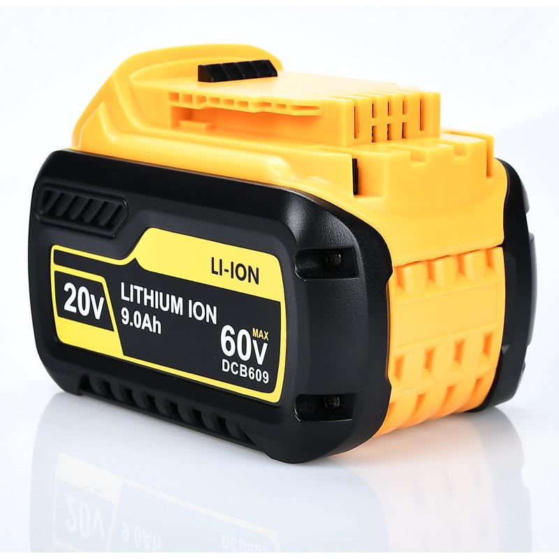 Compatible with DeWalt 20V/60V DCB609, DCB606, DCB612, DCB200, and DCB206 Lithium Batteries