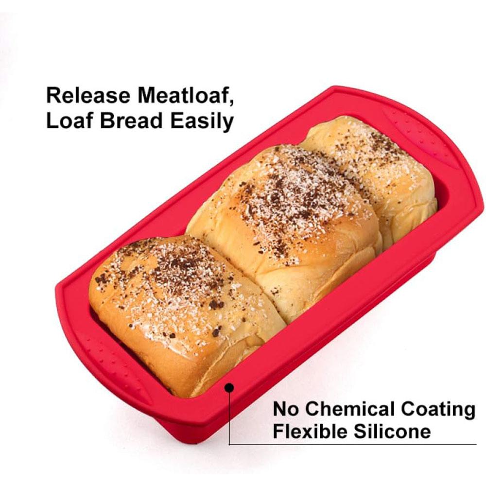 Rectangular Square Silicone Pans for Bread Cake Deep Baking Dish Angel Food Cheesecake Mold Brownie Mould Loaf