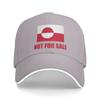 Flag Of Greenland NOT FOR SALE   Baseball Cap Streetwear Men Adult Trucker Hat Hot Sale Design Hiking Fishing Baseball Caps