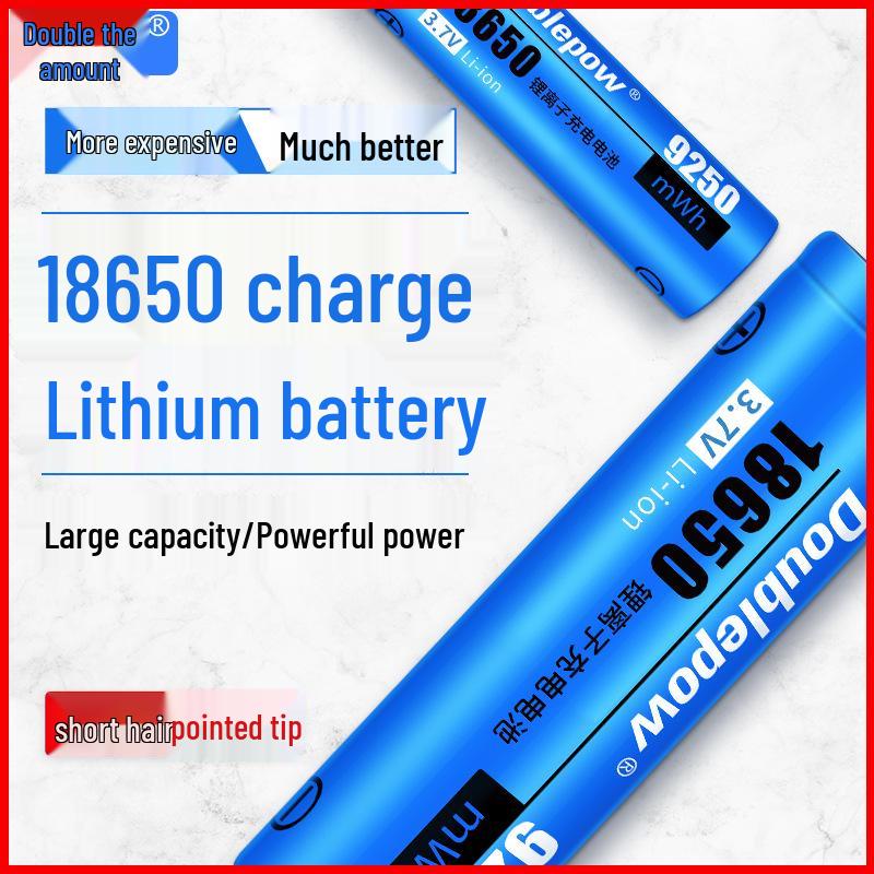 18650 Lithium Battery: High-Capacity Rechargeable Power for Strong Light Flashlights, Small Fans, and Desk Lamps
