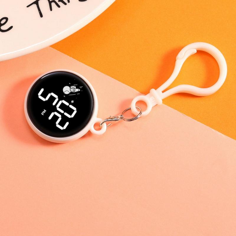 Exam Table Keychain Mirror Touch Screen 30M Waterproof Night Light Eye Protection Astronaut School Student Functional Accessory