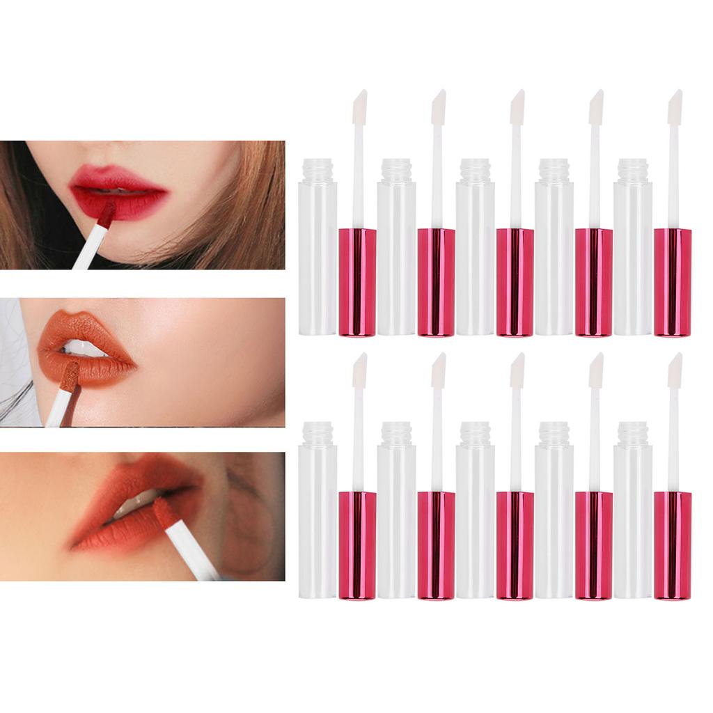 10pcs 5ml Empty Lip Gloss Bottle Portable Refillable Leak Proof Makeup Cosmetics Container