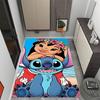 Lilo And Stitch Dance Party Disney Cartoon Theme Anti-Slip Rug - Polyester, Home Decor, Suitable for Bedrooms, Living Rooms, Doorways, and Studios