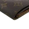 Louis Vuitton M61215 Monogram Monogram Porte Tresor International Tri-fold Wallet Brown Monogram Used