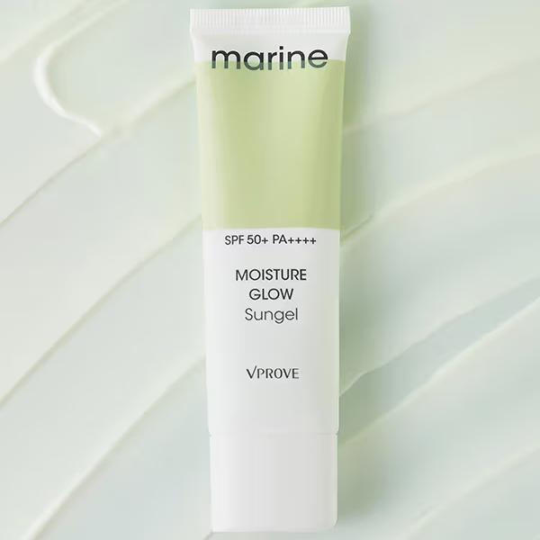 VPROVE Marine Moisture Glowing Sun Gel (SPF50+ PA++++) 50ml/ Moisturizing, Korean Cosmetics, Kbeauty