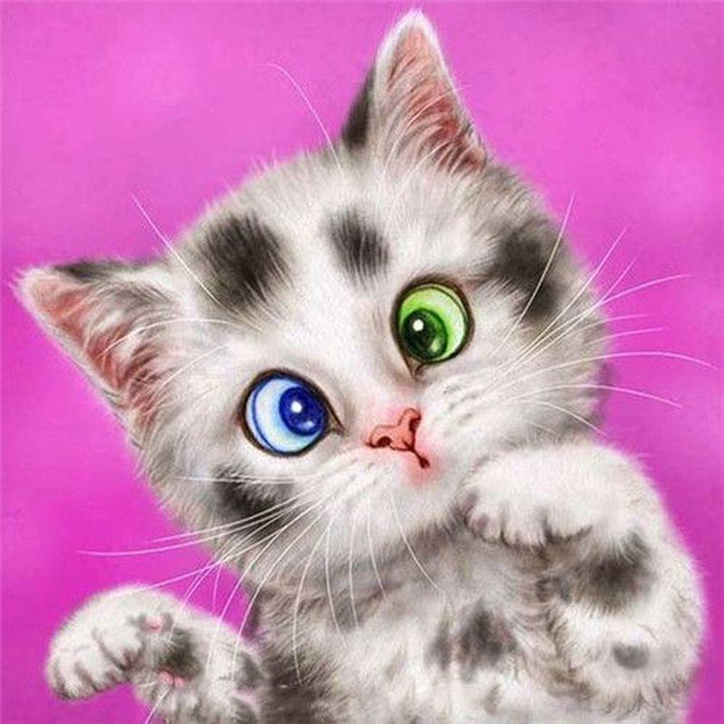 5D DIY diamantová malba Zvířecí křížový steh Celokulatý vrták Diamantové vyšívání Prodej Domácí dekorace