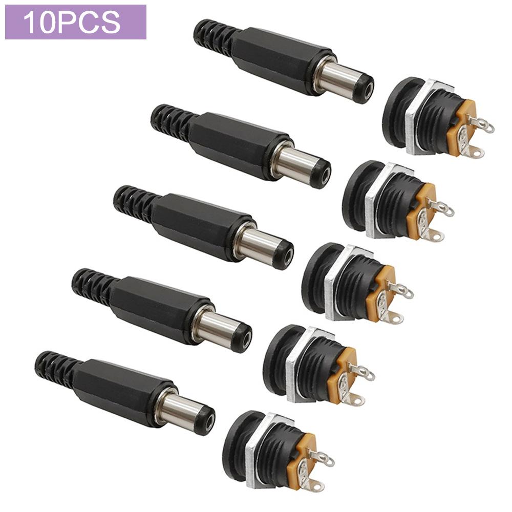 10/20/50PCS 12V DC Connectors Male Female Jack Cable Wire Line Adapter Plug Power Supply 5.5 X 2.1mm for LED Strip Light