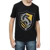 Harry Potter Boys Hufflepuff Crest Flat T-Shirt