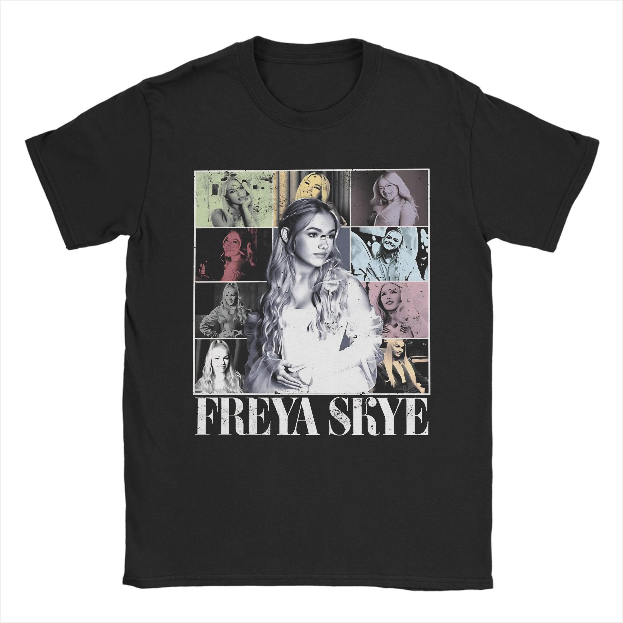 

Freya Skye Stars Align Tour 2026 Popular T Shirts Pure Cotton Tee Shirt for Male Aesthetic Hot Sale Short Sleeve Top Tees 4XL