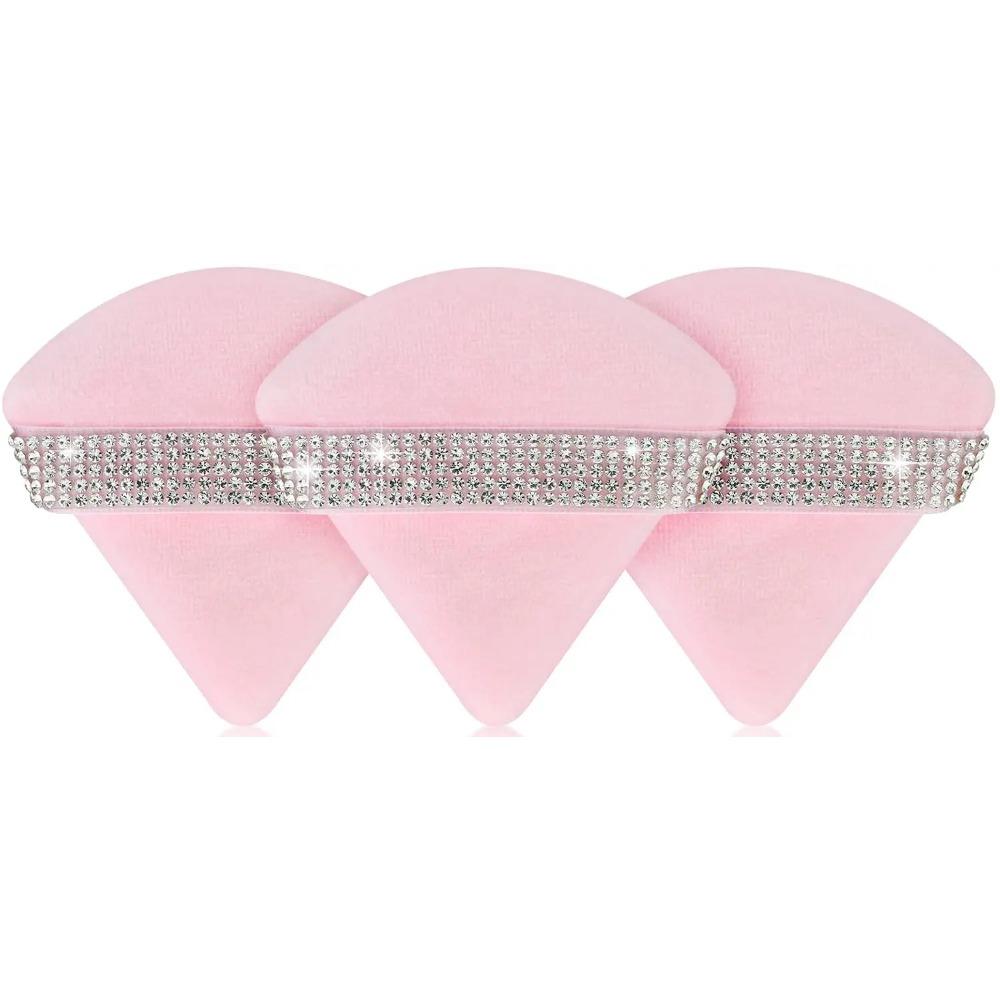 

3 шт. розовый треугольный спонж для пудры мягкий инструмент для макияжа губка бархатный мягкий гладкий спонж для макияжа лица косметические аксессуары