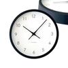 KATOMOKU Muku Clock 7 Black km-60BKRCS Continuous Second Hand Movement Diameter 30.0cm (SKP Radio-Controlled Clock)