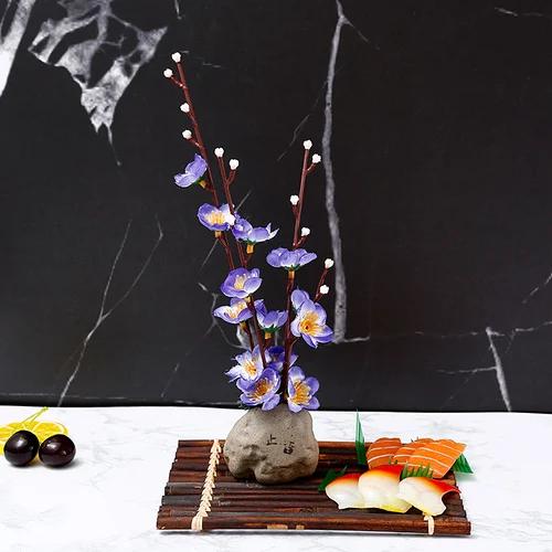 Sushi dishes sashimi platter plate decoration flowers mood plate decoration small ornaments creative embellishment flowers