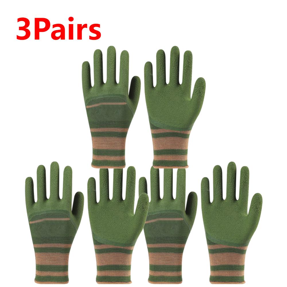 1-5 Paar Neue Arbeits-Schutzhandschuhe Wasserdichte Gartenhandschuhe Dornenfest Anti-Rutsch Atmungsaktiv Rosenhandschuhe Für Männer Frauen