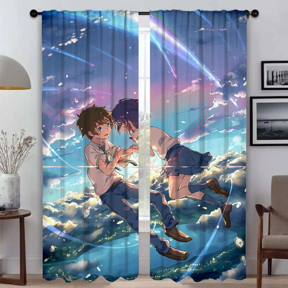 

Shades Your Name Blackout Curtain for Room 2 Panel Partition Halloween Decoration Tulle for Bedroom Home Interior Curtains Child W50xH70cmx2pcs-CL