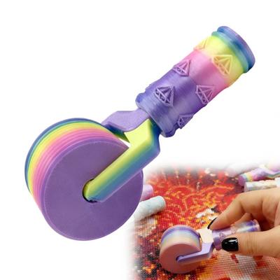 Diamond Art Roller DIY Craft Tool Rhinestone Embroidery Press Roller Detachable Easy-Grip Hand Roller for Diamond Art Projects Lovers