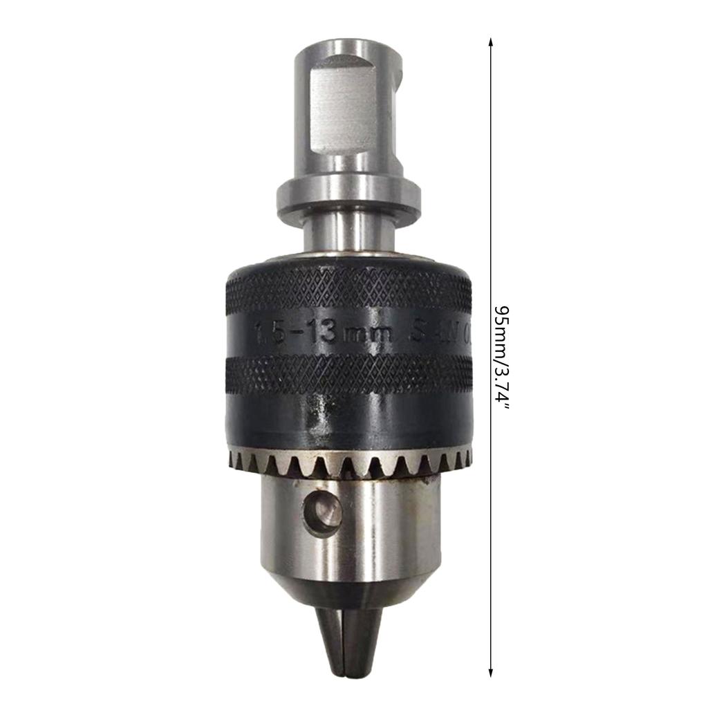 Convertible Drill Chuck Adapter with Shank for Various Clamping Ranges Increase Productivity Long Lasts