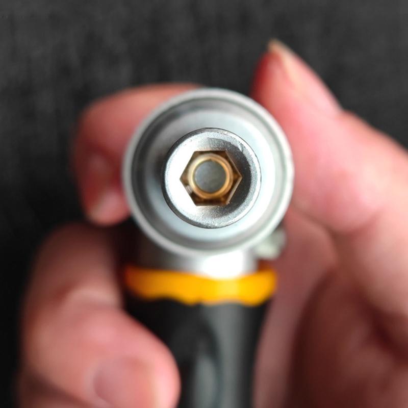 Werkzeugstahl Ratschenschraubendreher 72 Zähne Mechanismus Bidirektionale Bedienung Magnetische Bithalter Professionelle Qualitäten