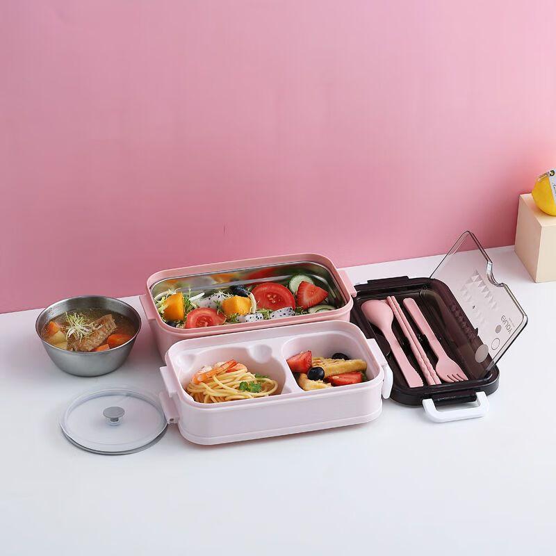 Qianxing Insulated Stainless Steel Lunch Box with Soup Bowl