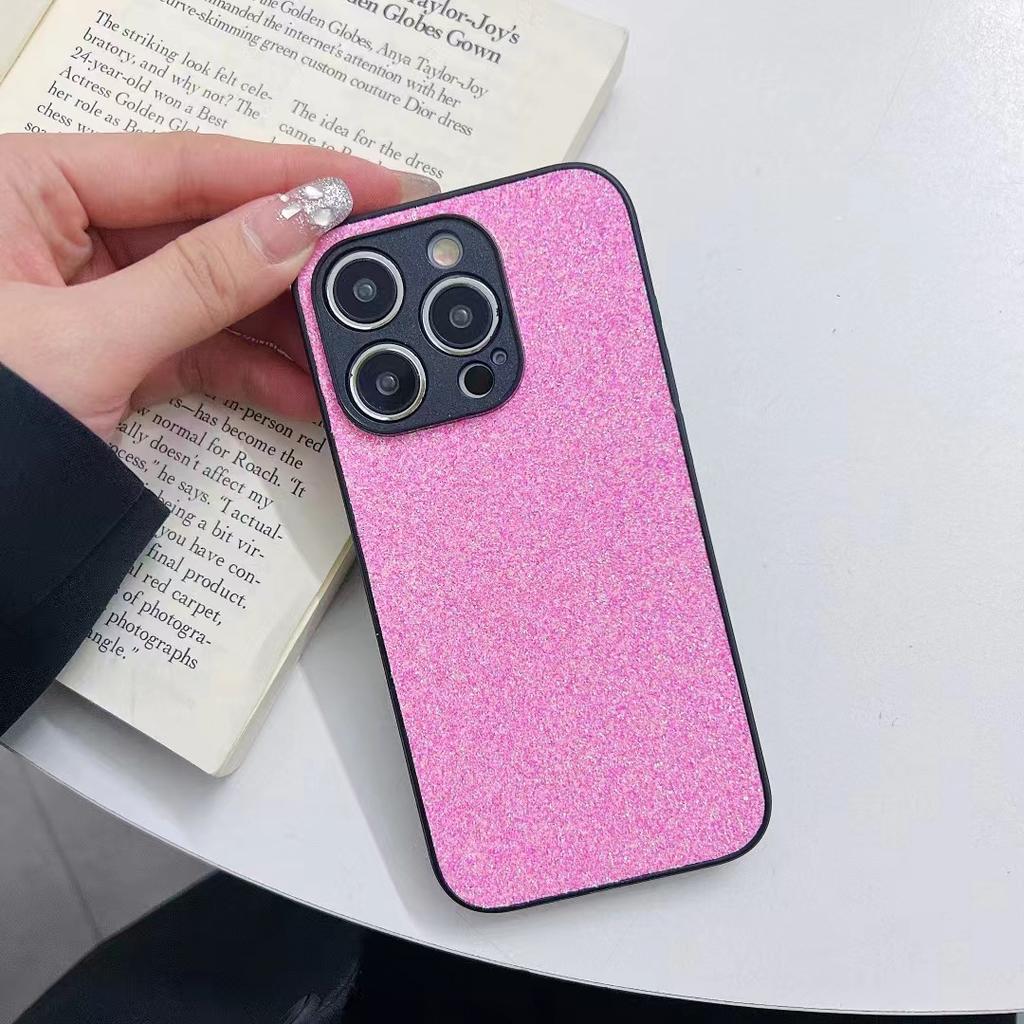 Applicable to iphone13/14Pro mobile phone case, colorful flash diamond 15ProMax fine flash all-inclusive back cover protective case