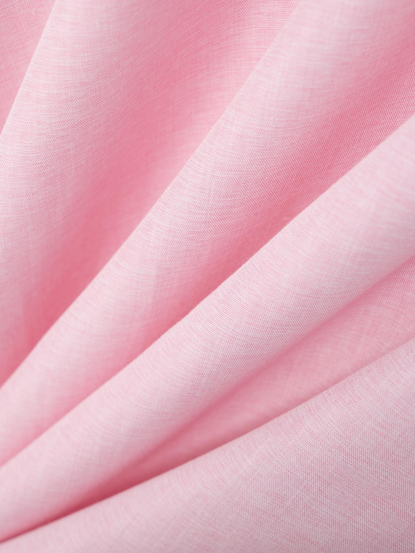 Мужская модная однотонная рубашка с длинными рукавами — фото 13