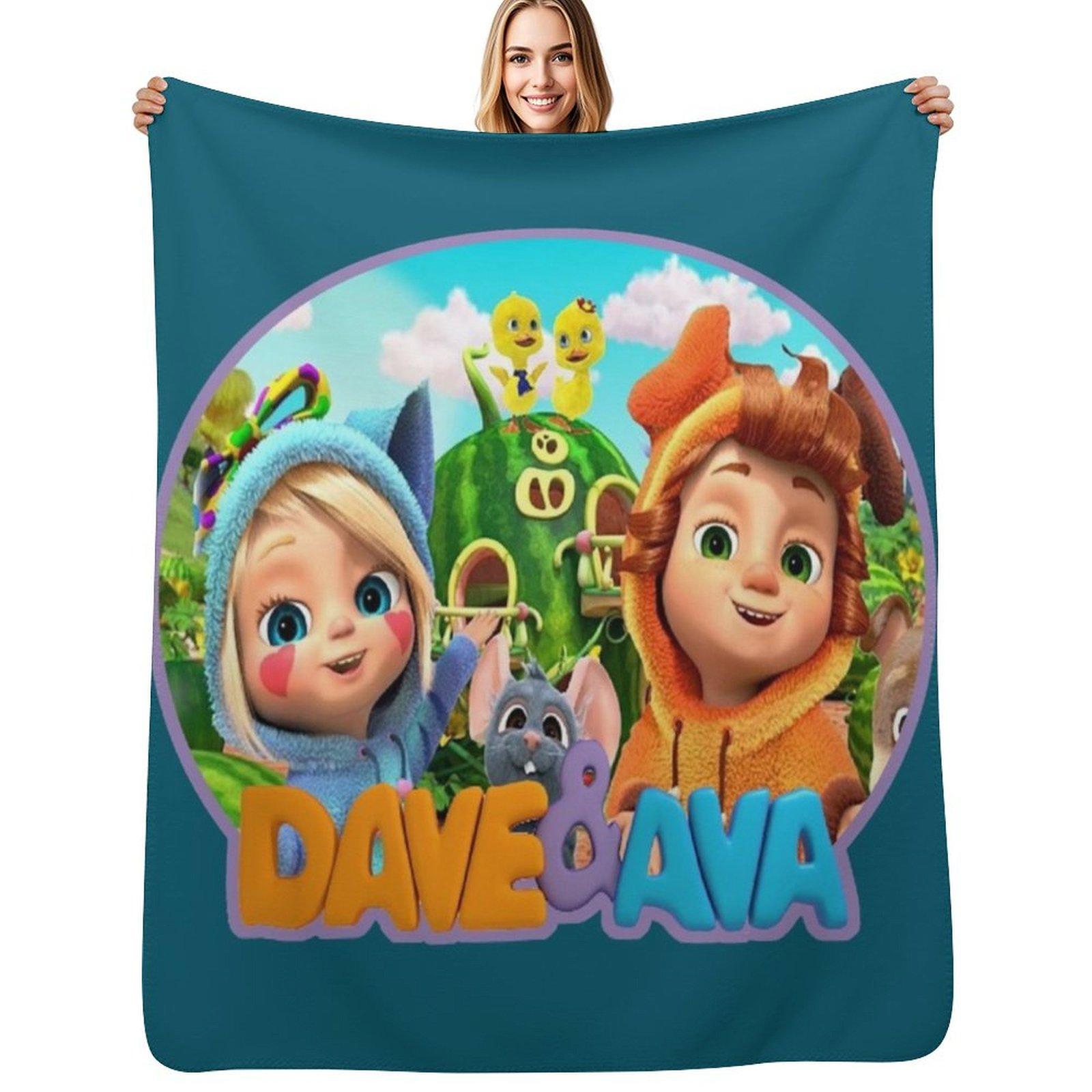 Dave And Ava Throw Blanket Flannel Fleece Soft Warm Throw Blanket Size: 75*100cm, Weight: 230 GSM
