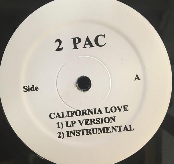12inch Record 2PAC, DAZ DILLINGER - California Love NONE NOT ON LABEL US Rap & Hip-Hop/R&B Used