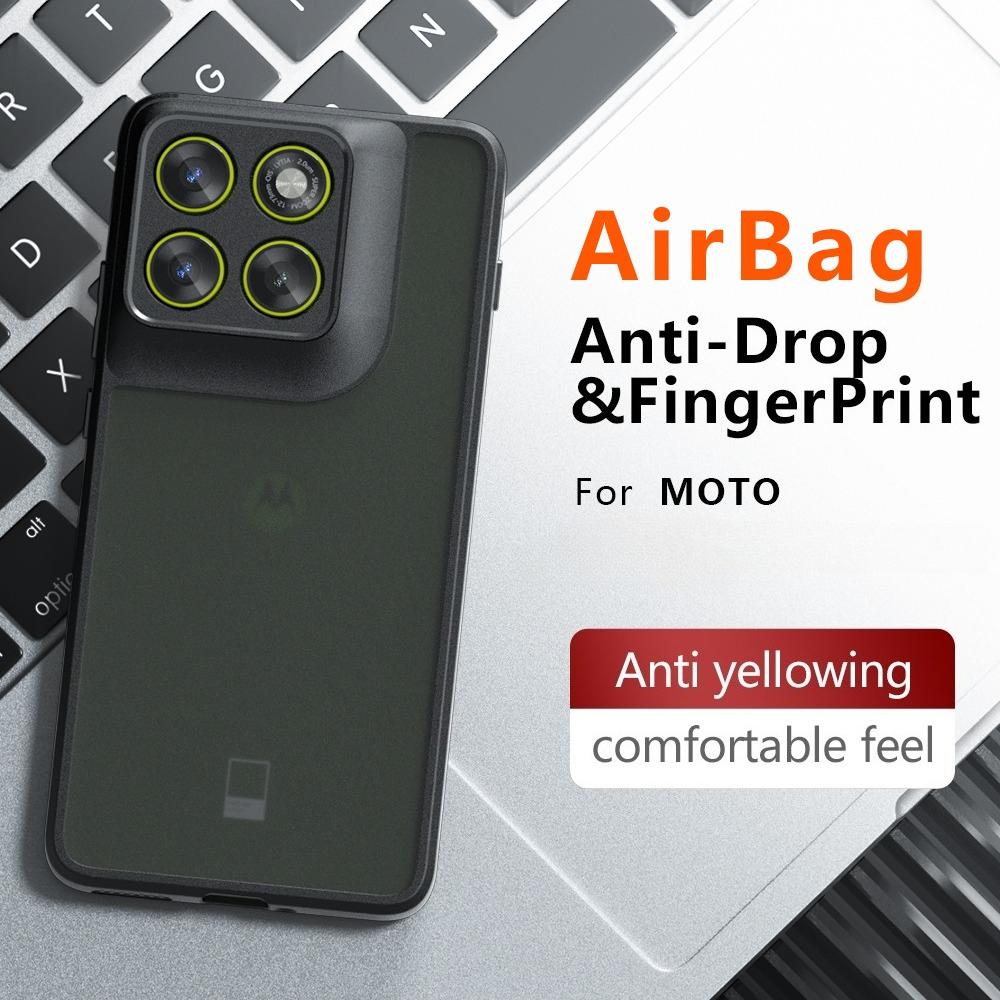 Für Motorola Signature XT2603-2 5G Mattes Acrylgehäuse für Moto Edge 70 Ultra X70 Air Pro Stoßfestes Hart-PC + TPU Hülle Bumper