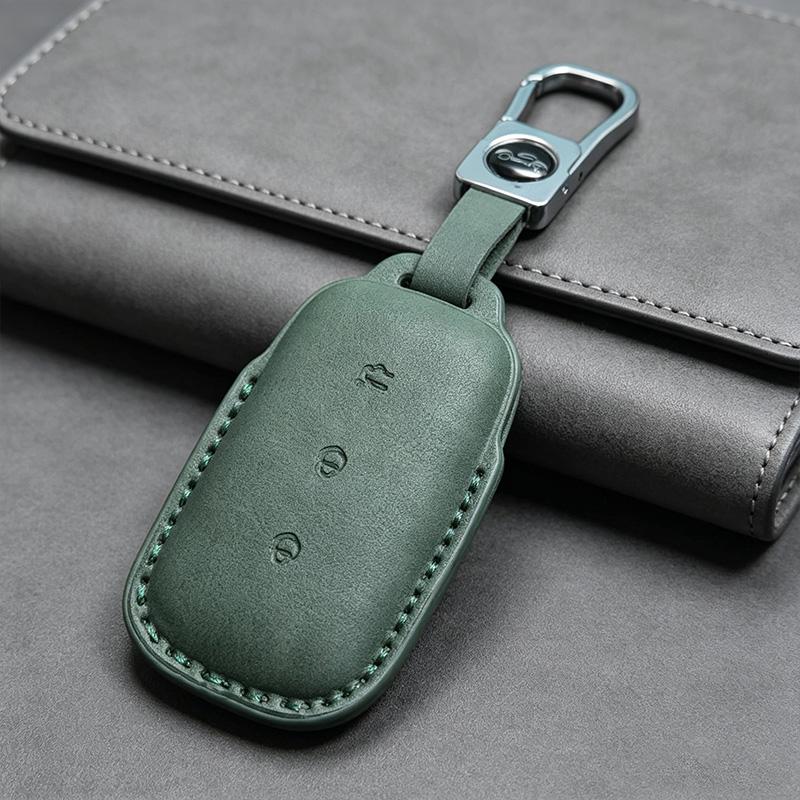 Car Key Case Cover Fob For Geely Galaxy E5 L7 L6 E8 Max 1.5T Plus Air Pro Keychain Durable Pu Leather Accessories