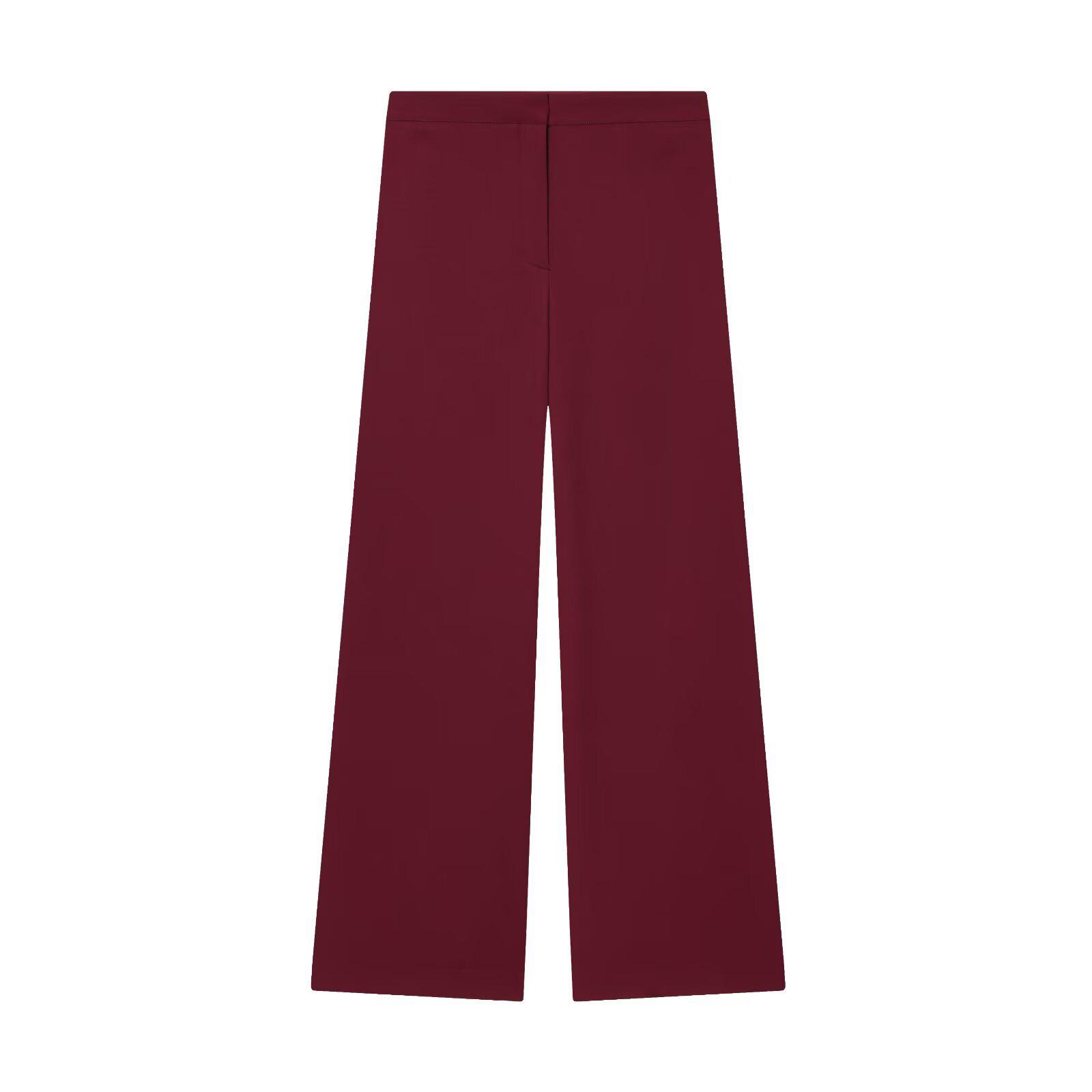

Women s Suit: Autumn/Winter 2025 Buckle Decor Jacket + Straight Leg Pants Set (E490328/9) Large